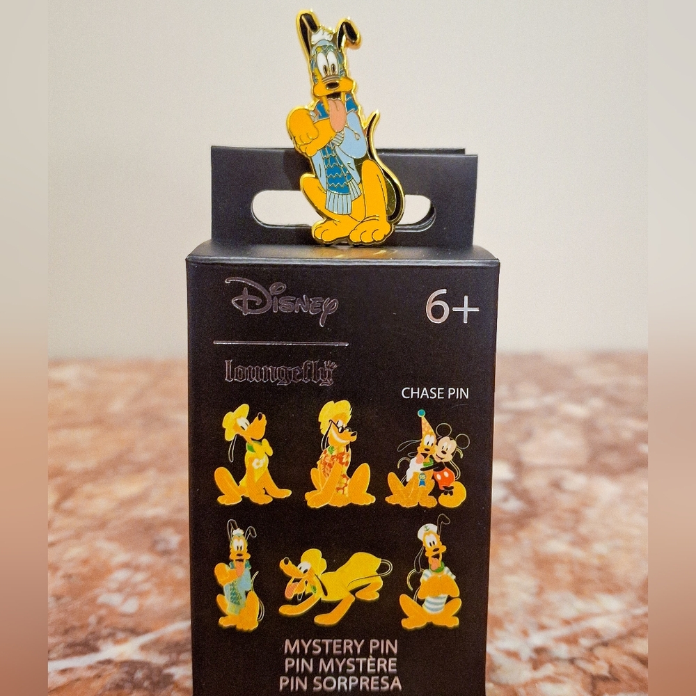 NWT Loungefly Disney Pluto 95th Anniversary Blind Box Enamel Pin